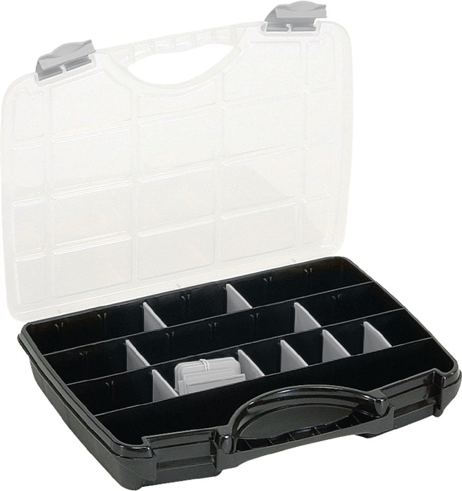 RAACO Sortimentskasten | Organizer 460x350x81 mm | 25 Fächern